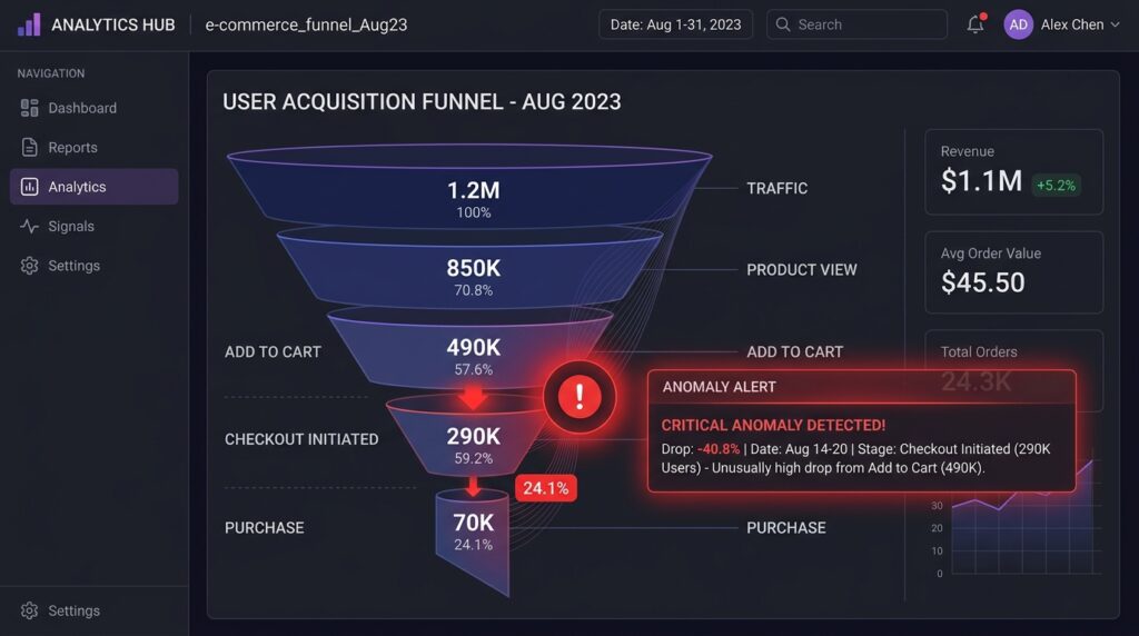 AI Funnel Chart Generator Using Tableau and CSV Document 5 Machine Learning Data Visualization
