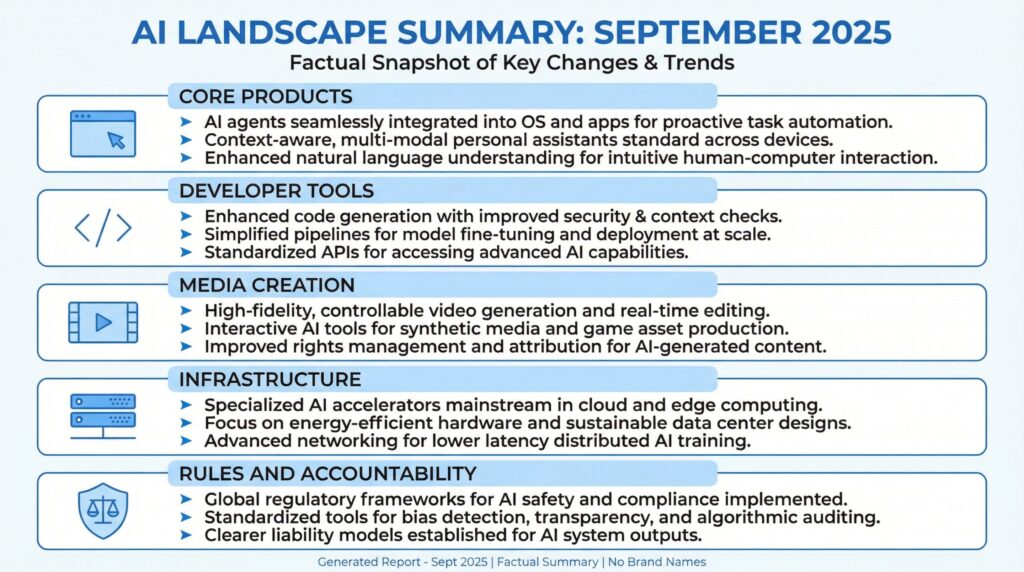 What Ai Changes in September 2025