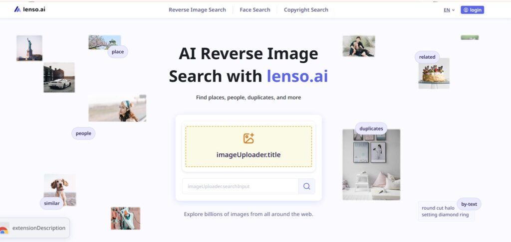 Lenso AI - AI Reverse Image Search with Facial Recognition