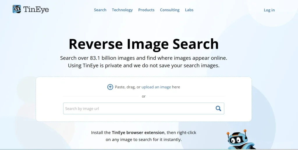 Image Search Techniques: Complete Guide (2026) 5 TinEye - Reverse Image Search