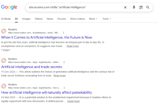 Multiple Search Operators