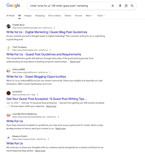 search operators
