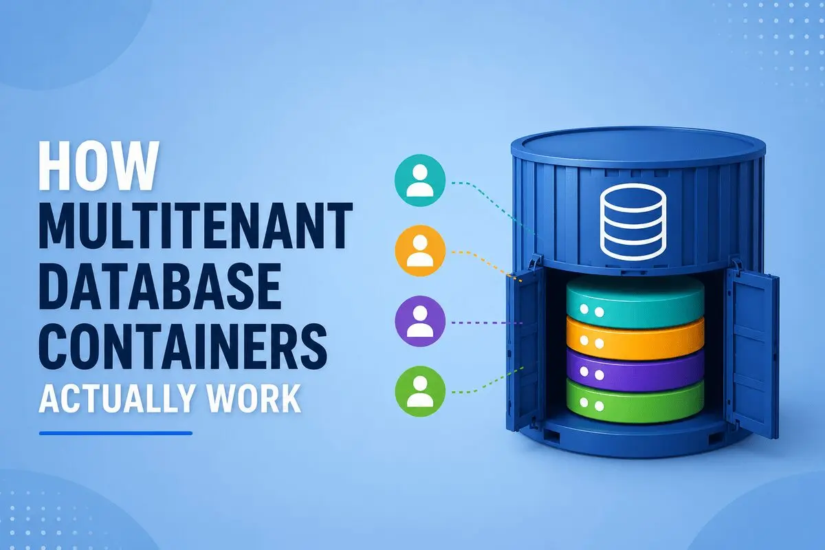 How Multitenant Database Containers Actually Work 6 Multitenant Database Containers