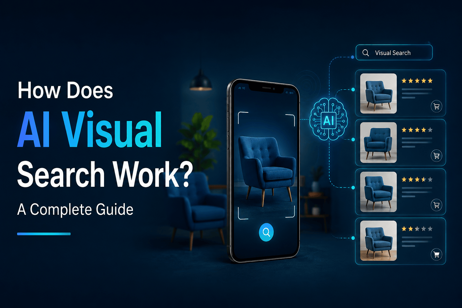 how does ai visual search work