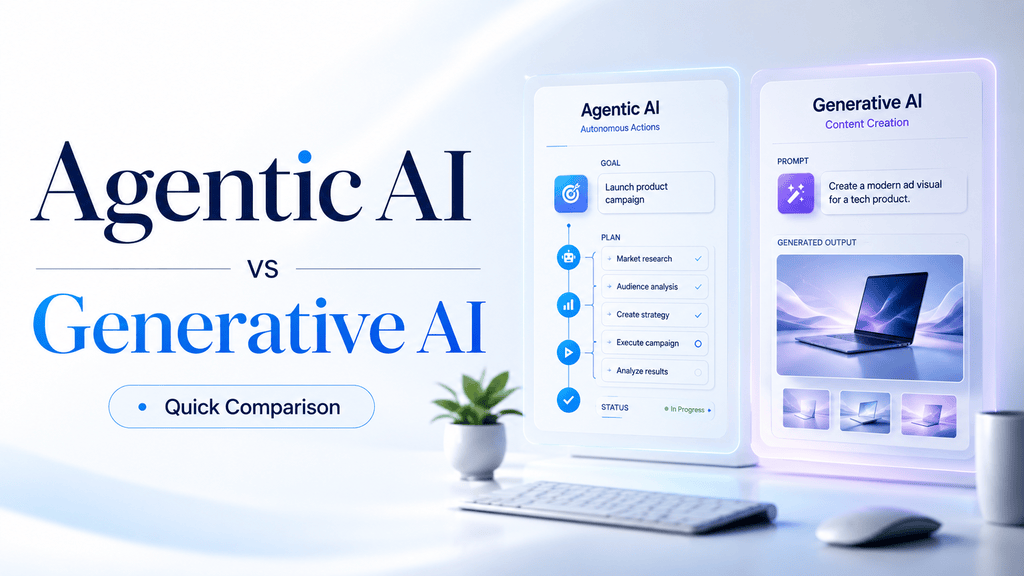 Agentic AI vs Generative AI
