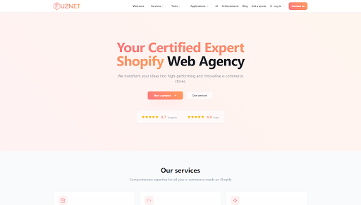 Top 10 Best Shopify CRO Agencies for Ecommerce Growth 8 Fuznet: Shopify CRO agency for smaller technical scopes