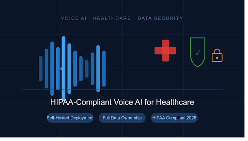 HIPAA-Compliant Voice AI for Healthcare Companies: Full Data Control (2026)