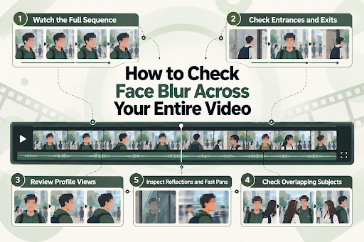 How to Check Face Blur Across Your Entire Video