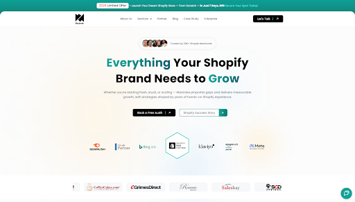 Top 10 Best Shopify CRO Agencies for Ecommerce Growth 10 Mastroke: Shopify CRO and broader growth support