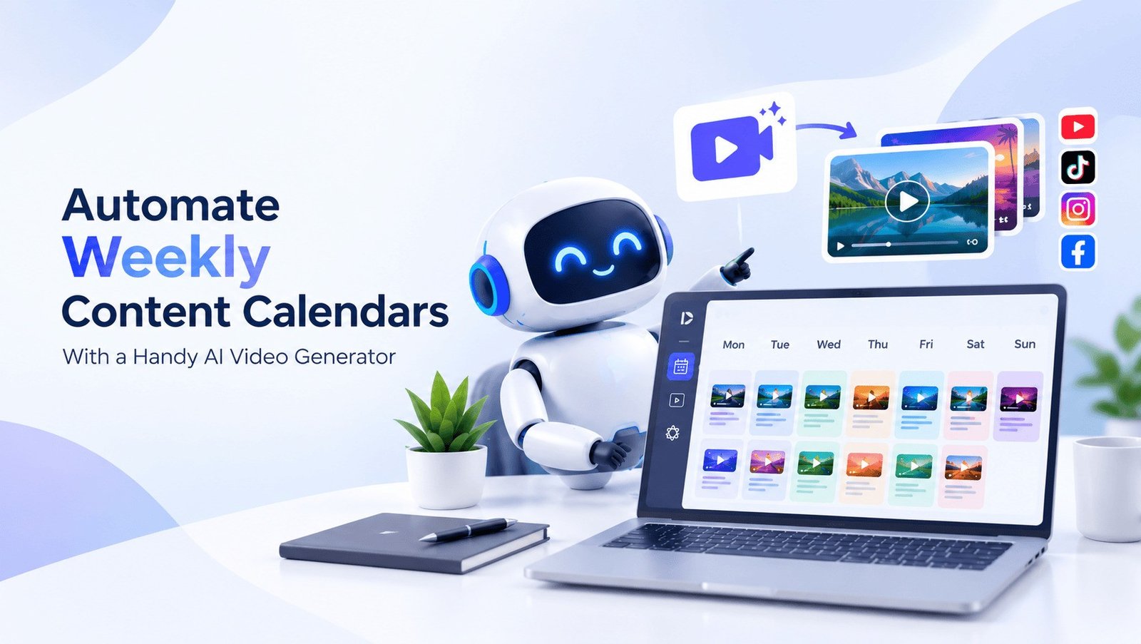 Automate Weekly Content Calendars With a Handy AI Video Generator 1 AI Video Generator
