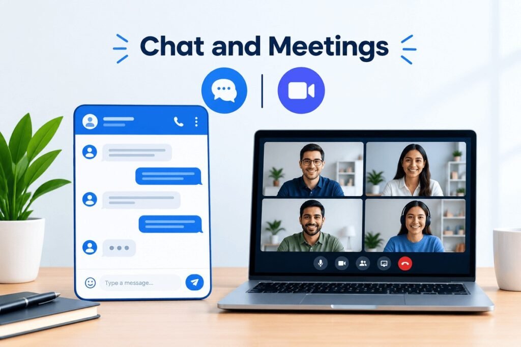 Chat and meetings