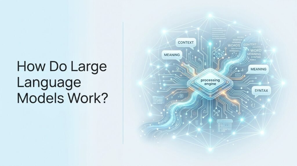 How Do Large Language Models Work