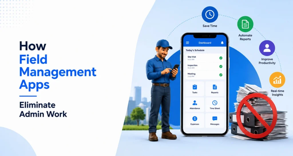 How Field Management Apps Eliminate Admin Work